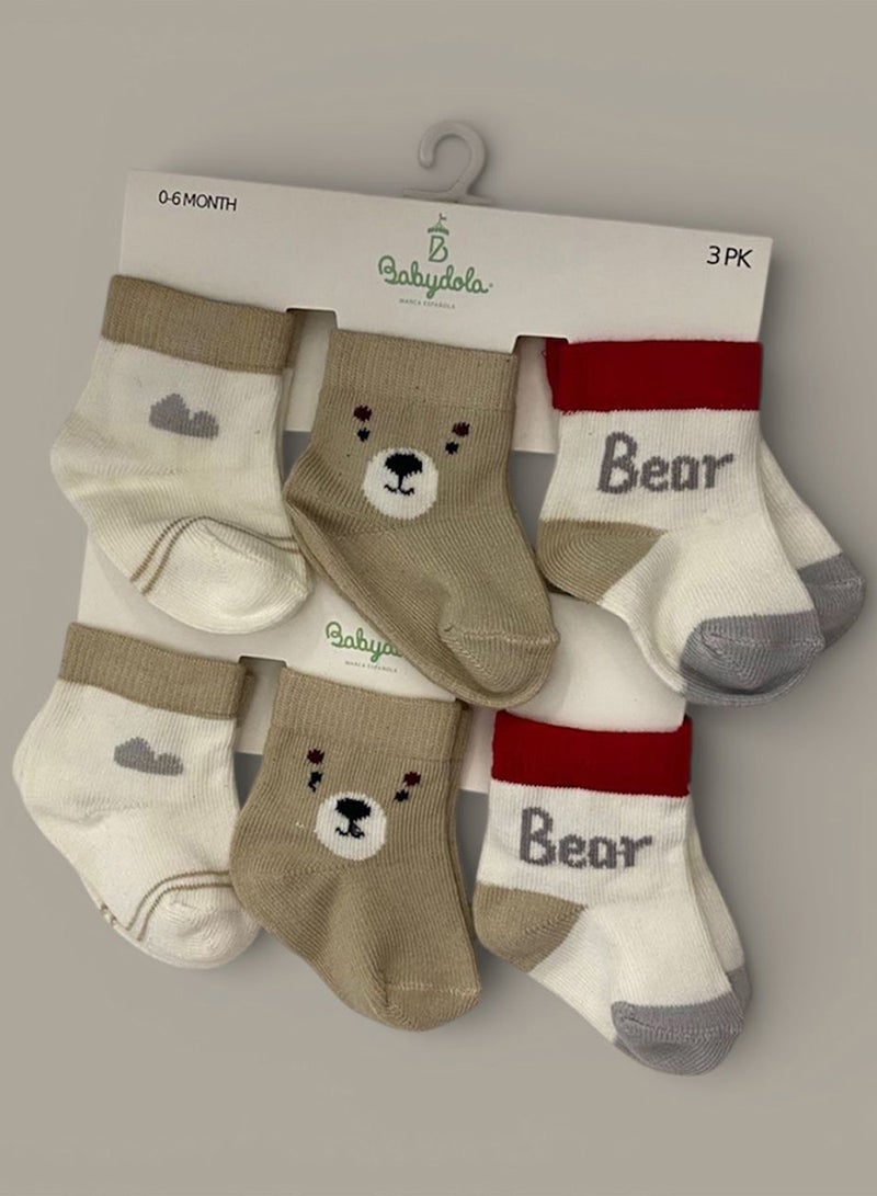 Socks - Brown and Beige